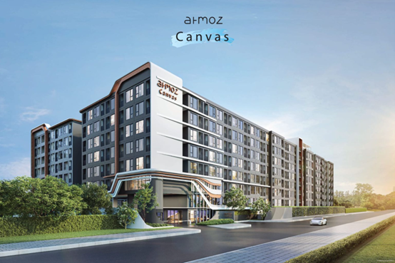 Atmoz Canvas Rayong莫奈蓝海湾公寓：罗勇市中心唯一低密度度假公寓，家门口就是尚泰百货，15分钟通勤工业园