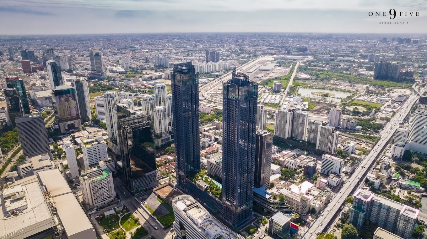 One9Five Asoke - Rama 9 one bedroom apartment for rent